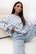 BLUZA DRESOWA OVERSIZE GROCHY NOWOŚĆ POLSKA MARKA 