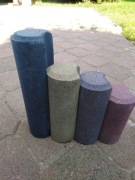 Betonowa palisada ogrodowa -dekoracyjna, obrzeże dekoracyjne