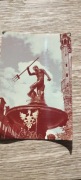Pocztówka PRL Gdańsk Fontanna Neptuna