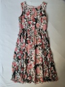 Zwiewna sukienka w kwiatowy wzór BIALCON, rozm. 36