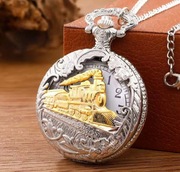 zegarek kieszonkowy na łańcuszku metalowy