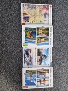 Zestaw 4 kompletów puzzli Trefl i D-Toys – 400/500/600 elementów