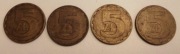 moneta 5 zł x 4 1983 n57
