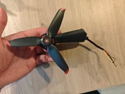DJI FPV ramię lewe przednie lewy przód silnik + śmigło - LED nie działa