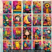 Zestaw 20 sztuk DANPERJI Pocztówek Vintage do Scrapbookingu