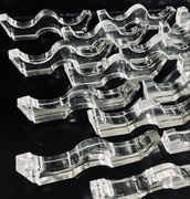 Koziołki pod sztućce zestaw 20 szt. Baccarat Art Deco ca. 1907