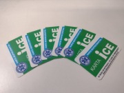 Karta ICE plastikowa pierwsza pomoc zielona