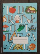 Brulion zeszyt szkolny z grafiką 16k A5 w wąską linie nowy Włocławek PRL