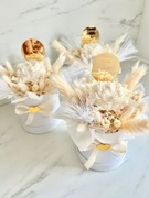 Flower box ze świecą sojową 