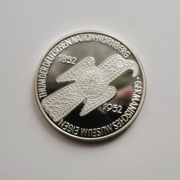 1 # Niemcy 5 Marek 1952 medal Muzeum Narodowe. mennicza lustro - replika