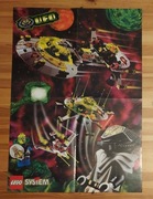 unikat LEGO UFO Poster (Plakat UFO) duży - A2 (seria Space 1997)