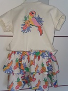 H&m letni komplecik spódniczka i bluzeczka 3-4lat 