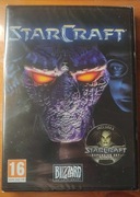 Starcraft 1 + dodatek Brood War, BOX, NOWY, Folia