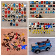 Lego części minifigurek, szczegóły w opisie.