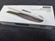 Bezprzewodowa prostownica i lokówka do włosów typu 2 w 1