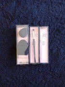 Zestaw do makijażu Pędzle 2 szt + czyścik + gąbka 