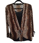 Elegancka bluzka panterka 