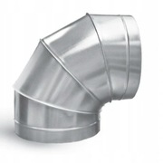 Kolano segmentowe 250 mm 90 ° Spiro Flex ocynk