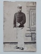 Stare zdjęcie Japonia żołnierz z szablą