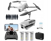 Dron 4D-F10 | 2 Kamery HD | Zasięg 2000m | 3x Bateria 25min | GPS WiFi