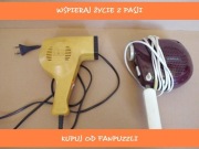 kolekcja prl retro farelka ręczna suszarka