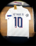 (S) NEYMAR JR 10 PSG x NIKE LIGA MISTRZÓW 2019/20 NOWA BIAŁA POLO KOSZULKA