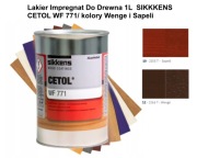 Lakier Impregnat Do Drewna 1L  SIKKKENS CETOL WF 771/ kolory Wenge i Sapeli