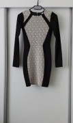 Dopasowana sukienka mini H&M rozm XS
