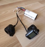 Zestaw kontroler 36V 350W + LCD + manetka do hulajnogi