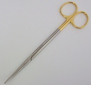 nożyczki preparacyjne METZENBAUM GOLD 18 cm zagięte , weterynaria 