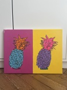 Nowoczesny obraz “Ananasy” pop art