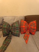 Dwie poduszki dekoracyjne Kokardy 