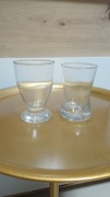 2x szklanka dwie szklaneczki z grubym dnem 