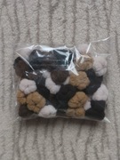 Gumki do włosów opakowanie 100 sztuk różne odcienie akcesoria do włosów 