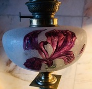 wielki zbiornik ręcznie malowany Baccarat