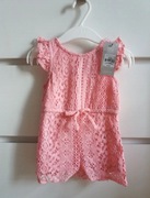 NOWY kombinezon rampersy 68 koronka Primark