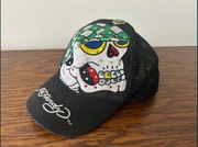 ED Hardy czapka z daszkiem z siatką bejsbolówka vintage