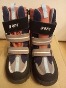Buty zimowe, trapery, ocieplane BARTEK, 24137-87G wielokolorowy rzepy r. 29