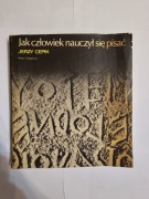 Jak człowiek nauczył się pisać Jerzy Cepik