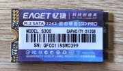 Dysk Eaget 512GB M.2 2242 SATA