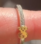 TOUS pierścionek z diamentami r. 13 certyfikat!