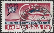 Fi 455 kasowany Bystra na Śląsku Wyścig znaczek z pozycji 20 