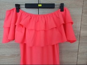 Sukienka hiszpanka neonowa maxi S/M