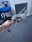 Lampa Krislamp Listwa Rosa 3x40W E14 chrom