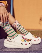 Crocs Classic Cutie Crush Clog junior kids białe platforma 36-37