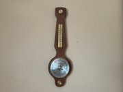 Piękny Dębowy Termometr Barometr Stacja Pogody 3w1 Fischer