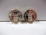 2 x 200000 zł 1991, ROCZ. KONSTYTUCJI 3 MAJA, Ag 999, 38,9 g