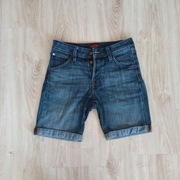 Męskie dżinsowe granatowe spodenki szorty Jack&Jones XS