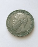 Cesarstwo Niemieckie 5 marek 1876 r srebro
