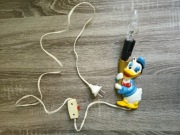 Kultowa lampka kinkiet / lampka nocna Kaczor Donald – Vintage PRL